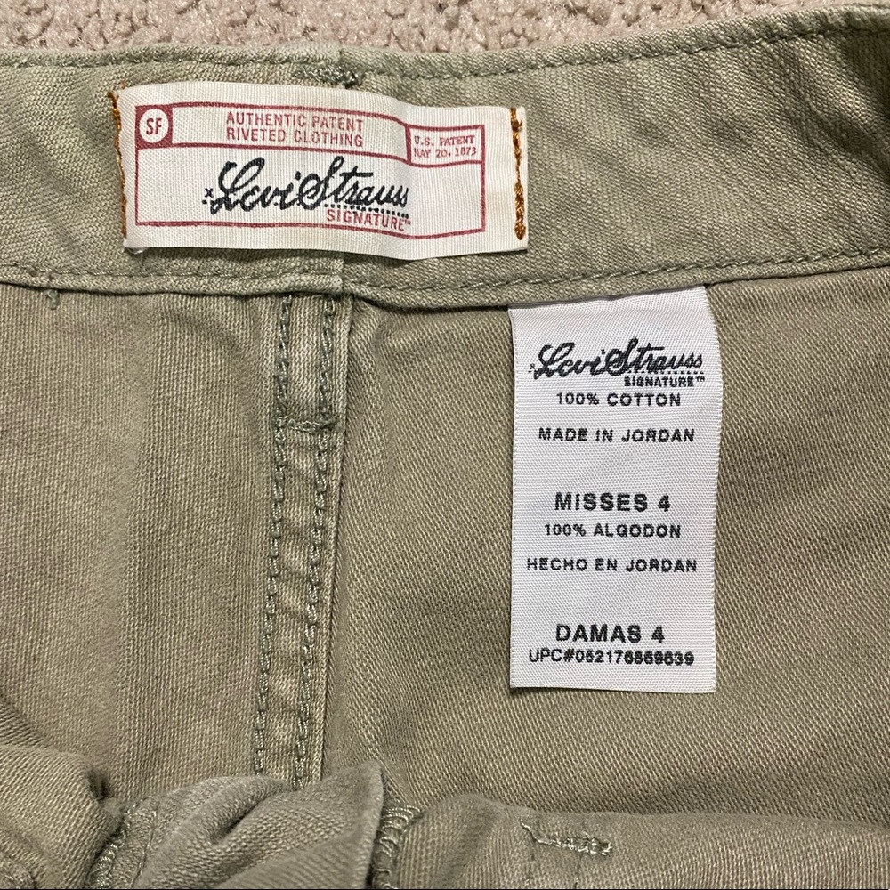 Vintage green jean shorts - Picture 2 of 4